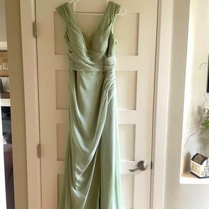 Sage green Mother of the Bride dress! Purchased from Azazie.com